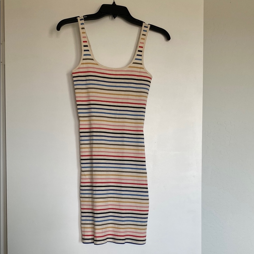 Striped Multicolor Women's Dress